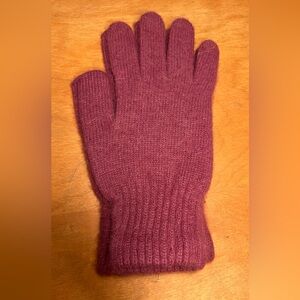 Vintage Talbots Pink Angora Rabbit and Lamb’s Wool Gloves NWT